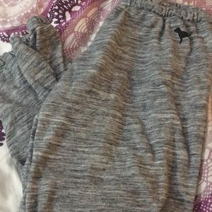 VS Pink grey sweatpants